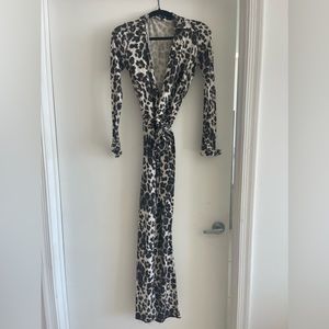 DVF Silk Jumpsuit - Sz 4 - Altered for petites 5’3” and under only!